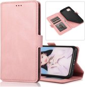 Voor Huawei P40 Pro Retro Magnetische Sluiting Horizontale Flip Leren Case met Houder & Kaartsleuven & Fotolijst & Portemonnee (Rose Goud)