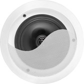 Plafond speaker - Power Dynamics CSAG6T inbouw speaker voor 100V systemen - 2-weg - 30W - 6,5 inch - Aluminium - Wit