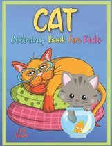 Cat Coloring Book For Kids 4-8 Years