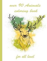 over 90 Animals coloring book for all level