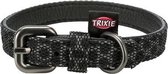 Trixie halsband hond night reflect zwart - 22-30x1,5 cm - 1 stuks
