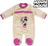 Baby Rompertje met Lange Mouwen Minnie Mouse 74620 Wit