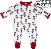 Baby Rompertje met Lange Mouwen Minnie Mouse - Wit