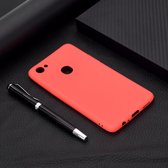 Voor OPPO F7 Candy Color TPU Case (rood)