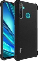 Voor OPPO Realme 5 Pro Four Corners Anti-Fall All-inclusive schokbestendige airbag TPU beschermhoes (mat zwart)