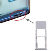 Simkaarthouder + Micro SD-kaarthouder voor Samsung Galaxy A71 / A715 (zilver)