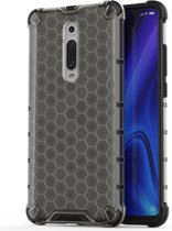 Voor Xiaomi Redmi K20 / K20 Pro / Mi 9T schokbestendige honingraat pc + TPU beschermhoes (zwart)