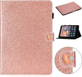 Voor Amazon Kindle Fire HD 8 Love Buckle Glitter Horizontal Flip Leather Case met houder & kaartsleuven (Rose Gold)
