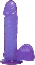 7 Inch Realistic Cock with Balls - Purple