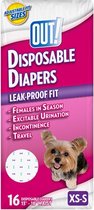 Out! disposable diapers - medium / large 14 st - 1 stuks