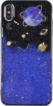 Universe Planet TPU beschermhoes voor iPhone XR (universele hoes D)