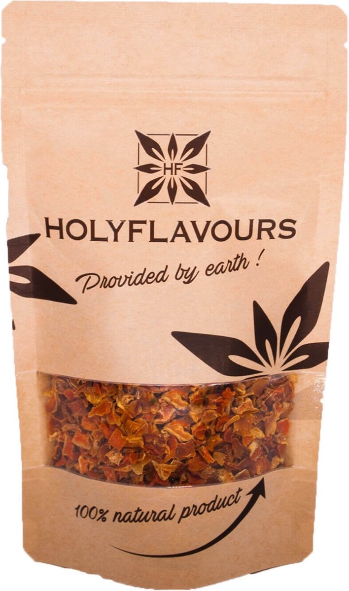 Goedkoopste Wortel Blokjes - 100 gram - Holyflavours