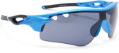 MILAN BLU - Matt Blauw Polorized Sportbril met UV400 Bescherming - Unisex & Universeel - Sportbril - Zonnebril voor Heren en Dames - Fietsaccessoires