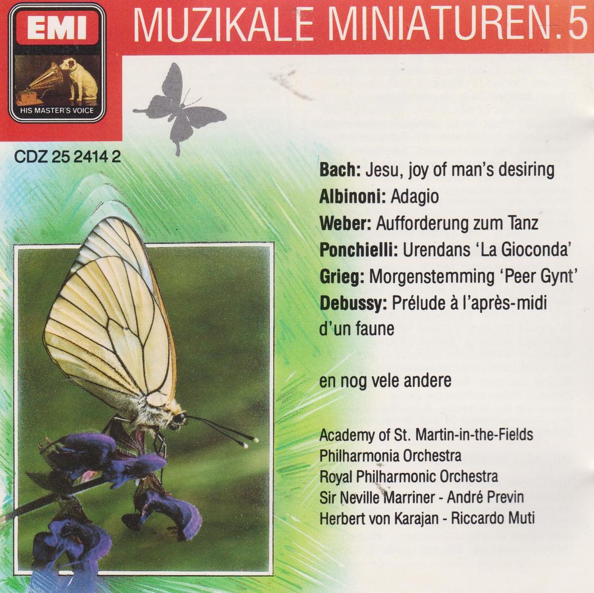 Muzikale Miniaturen -5 - Bach, Albinoni, Weber, Punchielli, Grieg, Debussy