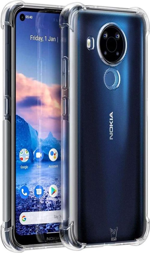 Nokia - Nokia 5.4 Hoesje Transparant - Nokia 5.4 Hoesje Shock... | bol.com