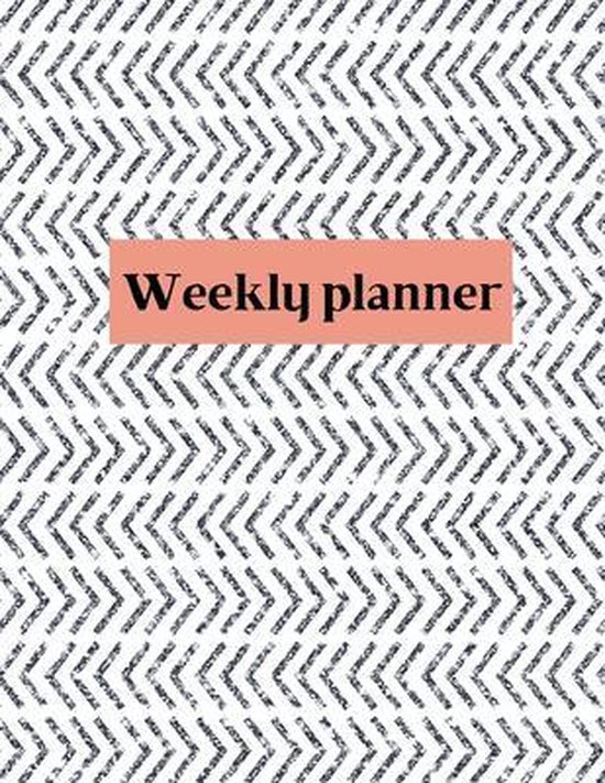 Weekly planner - cover
