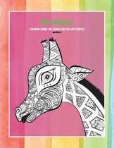 Mandala Coloring Books for Adults for Pen and Pencils - 100 Animals