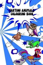 Farting Animals Colouring Book: 50 6x9 pages. Perfect for adults to help them relax.