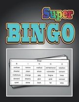 Bingo: Super Bingo: Bingo Activity - Sheets Bingo Game - Number Game -