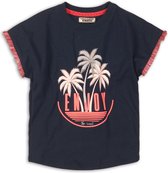 DJ Dutchjeans - T shirt meisjes - Palm - Maat 140
