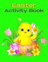 Easter Activity Book: Easter Coloring Book For Adults (60 Coloring Pages)