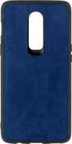 OnePlus 6 Alcantara Case 2020 - Blauw