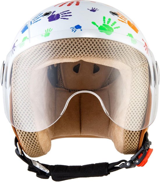 SOXON SK56 Color Hands Kinderhelm scooter, Jethelm motorhelm, helm