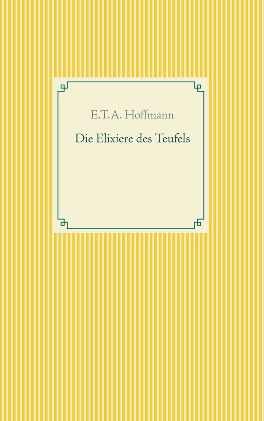 Die Elixiere des Teufels - cover