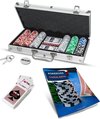 Afbeelding van het spelletje PRO® Pokerset 300|Inclusief fysieke Pokergids|Inclusief koffer|Poker Chips|Speelkaarten|Black Jack