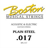 Snaar elektrische/akoestische gitaar Boston BPL-017 Steel .017