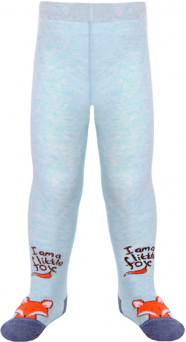 Babymaillot dieren patroon, tekst HELLO, blauw (turquoise), maat 62-74 (zoollengte12 cm).