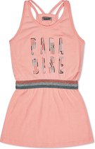 DJ Dutchjeans - Halterjurk - Light neon coral - Maat 104