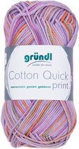 861-192 Cotton Quick Print 10x50 gram lila/groen/oranje multicolor