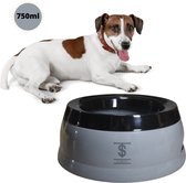 ST Products - Hond - Kat - Drinkbak hond - Hondenbak - Waterbak - Drinkbak - Onderweg - Huisdier - Verminderd slobberen - Anti knoei - Water bowl - Grijs