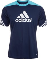 adidas Sereno 14 Training - Sportshirt - Blauw kobalt