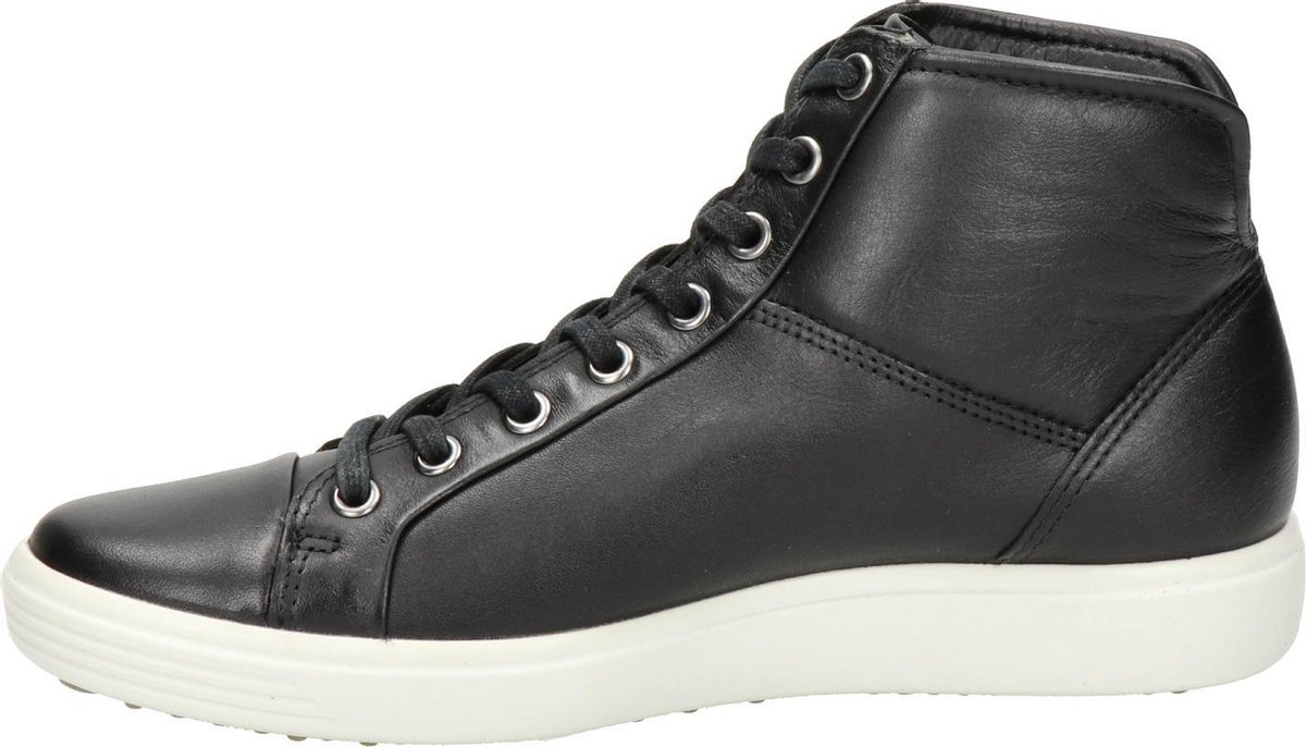 ecco leather high top sneakers