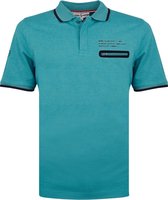 Heren Polo Zomerland - Aqua Blauw