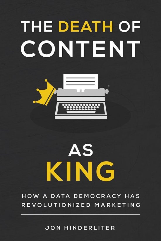 The Death of Content as King - cover