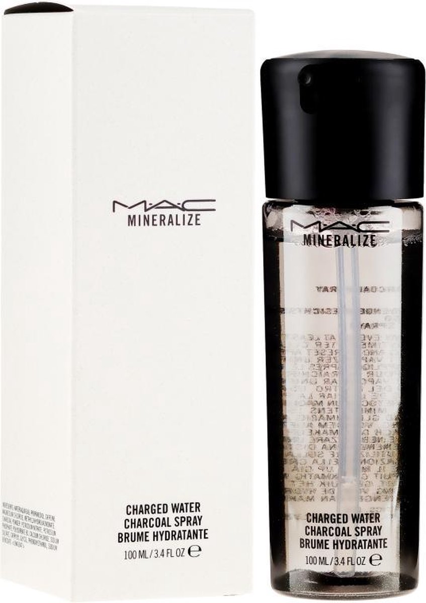 MAC Cosmetics Mineralize Charged Water Charcoal Spray Gezichtsspray - Fixing spray - Prep + Prime Fix+ Charcoal Primer