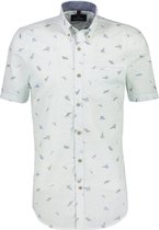 Lerros Korte mouw Overhemd - 2132149 100 WHITE (Maat: XXL)