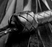 Zacht lederen folterzweep - Zwart - BDSM - SM toys - BDSM - Zweepjes en Knevels