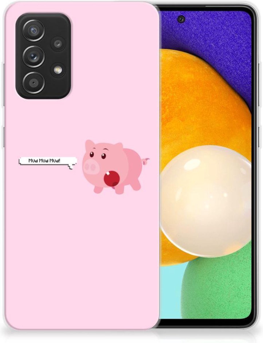 Samsung Galaxy A52 (5G/4G) Telefoonhoesje met Naam Pig Mud