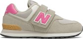 New Balance Sneakers - Maat 30 - Vrouwen - grijs/roze/wit