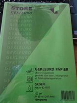 Store Groen papier A4 100vel
