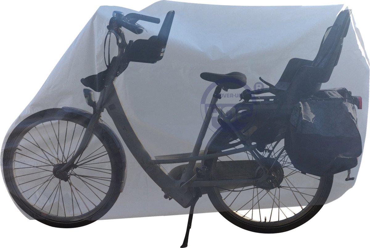 CUHOC Fietshoes Topkwaliteit Diamond Mamafiets hoes voor 2 zitjes - Waterdichte ademende fietshoes met UV protectie - mamafietshoes