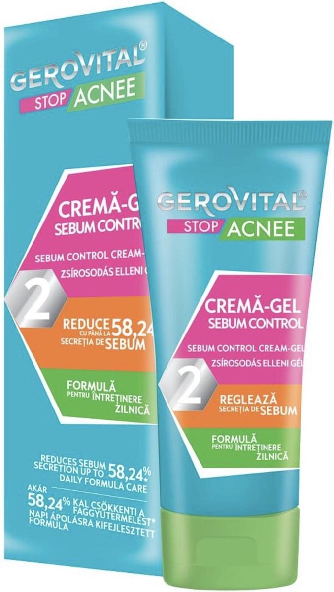 Gerovital Stop Acnee Sebum Control Cream-Gel
