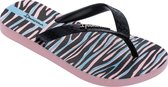 Ipanema Slippers - Maat 31/32 - Meisjes - zwart - roze - lichtblauw