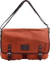 The British Bags Company Messenger Bag Canvas Orange