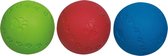 Hondenspeelgoed Rubber Bal Summer met Piep - XS - Willekeurig - 6 cm