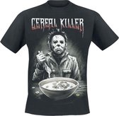Halloween Cereal Killer T-Shirt Zwart